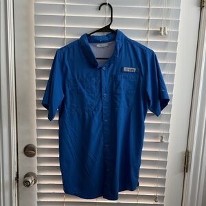 Columbia Boys Blue Short Sleeve Shirt